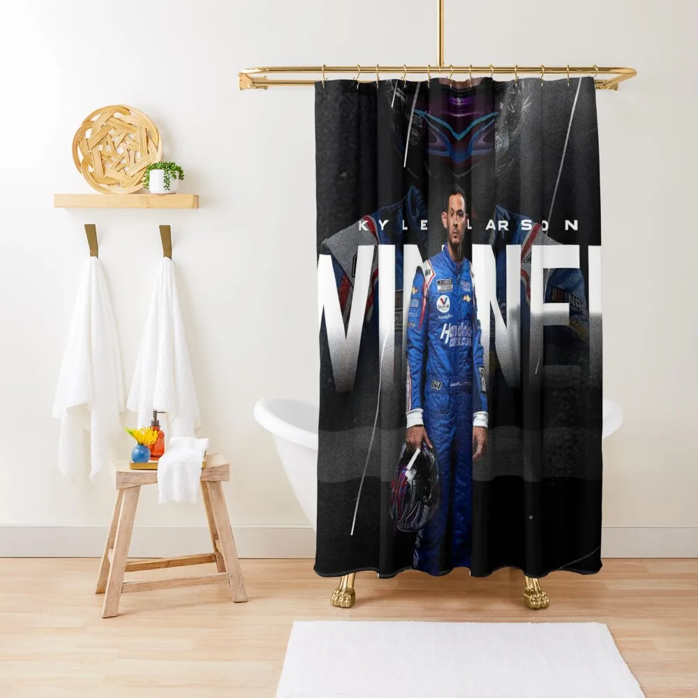 

Kyle Larson Shower Curtain Window Luxury Bathroom Shower Bathroom Fabric Shower Bath Curtain
