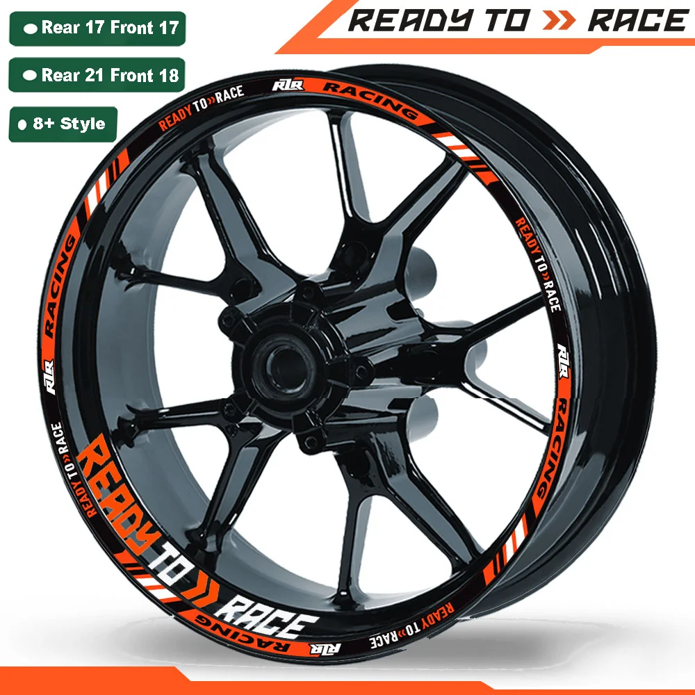 

For KTM Wheel Sticker Motorcycle Rim EXC Duke RC Super SMC R Adventure 125 200 250 300 350 390 450 500 690 790 890 990 1190 1290