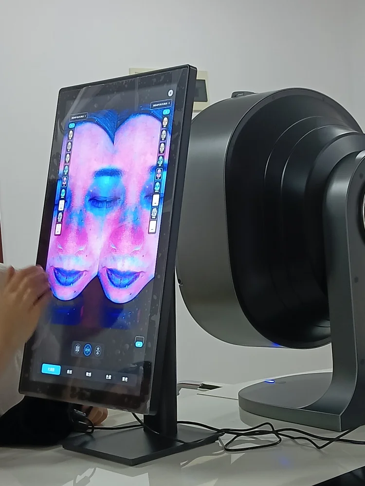 

15.6/21.5 Inch 3D Facial Skin Analyzer AI Hair Analysis Machine 8 Light Spectrum Skin Analysis Scanner For Business Beauty Care