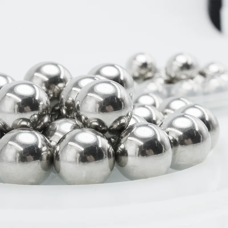 Buon kit di sfere in acciaio inossidabile 304 Solido cuscinetto liscio Sfera sferica in acciaio con perline 2/3/4/5/6/8/9 ~ 12mm per la pesca con fionda da skate