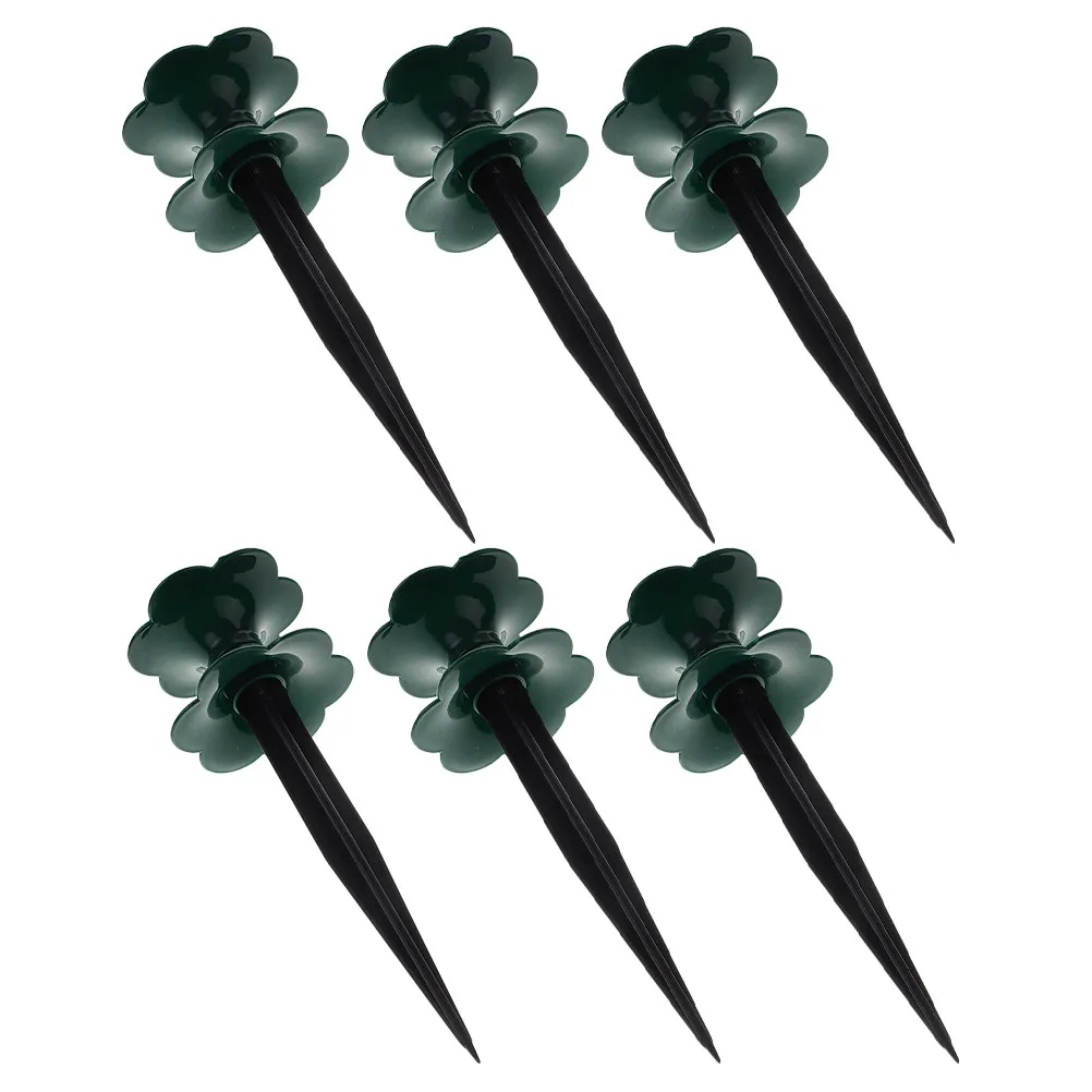 6Pcs Garden Hose Guide Spike Heavy Duty Reel Stand Stake for Lawn Water Tubing Holder Outdoor Gardening Supplies