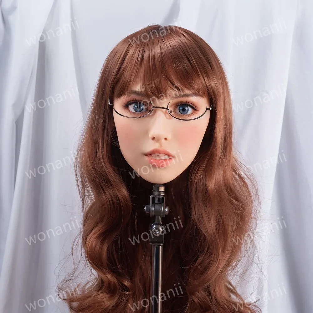 

New female head model,made of TPE material,Mannequin Head,replaceable wigs,exquisite makeup look, soft, Training Hair, new model