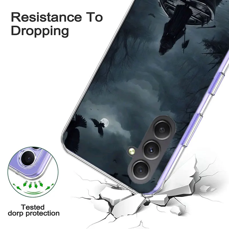 Hell Styx Ferryman Cover Phone For Samsung Galaxy A70 A50 A40 A30 A20E A10 A71 A51 A41 A31 A21S A11 A9 A8 A6 Plus A7 A80 A90 TPU