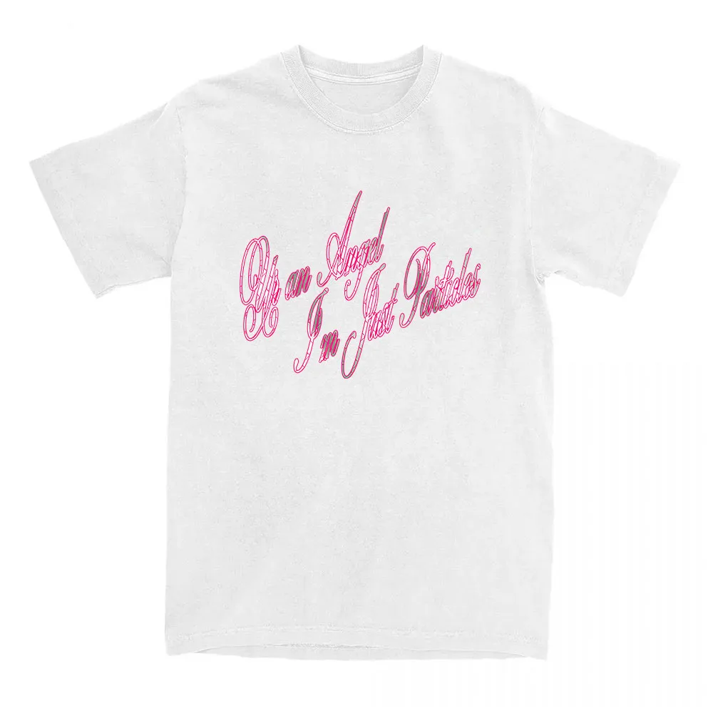 

UR AN ANGEL TEE BENEE Singer Graphic Printing Tshirts Cotton Loose Short Sleeve T-shirt Unisex Streetwear Women Men Clothing