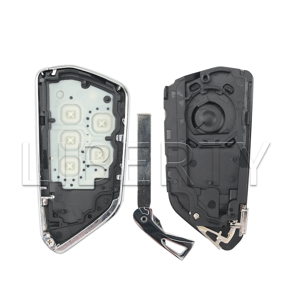 Liberty 3 BTN مفتاح تحكم عن بعد قذيفة غلاف الأقفال ل Volkswagen Golf 8 لشركة فولكس فاجن حافظة البطاقة الذكية بدون مفتاح KD HZ25 ZA25 ZB25 #4