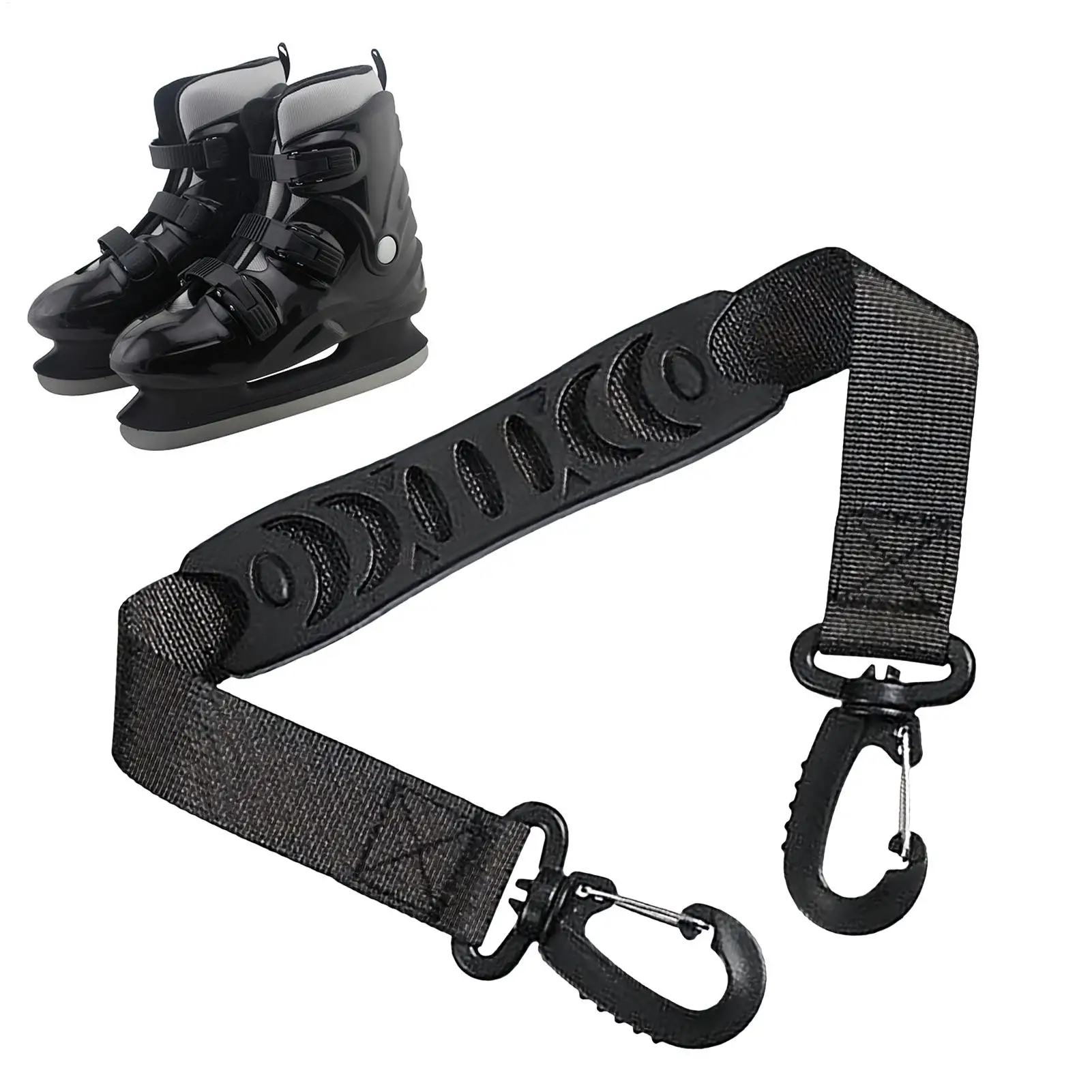 

Ski Boot Carry Strap Adjustable Shoulder Sling for Hands-Free Transport for Ski Resort, Travel, Parking Lot, Winter Sports