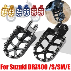 For Suzuki DRZ400S DRZ400SM DRZ400 DR-Z DRZ 400S 400SM 400E DRZ 400 S SM E Accessories Footrest Foot Pegs Rests Pedals Footpegs