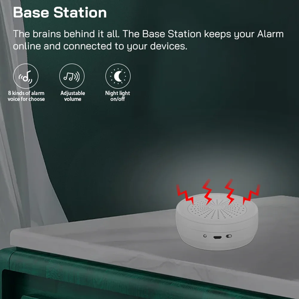 Tuya Smart WiFi Door Sensor Door Open rilevatori chiusi per il sistema di allarme di protezione della sicurezza domestica Smart Life APP telecomando