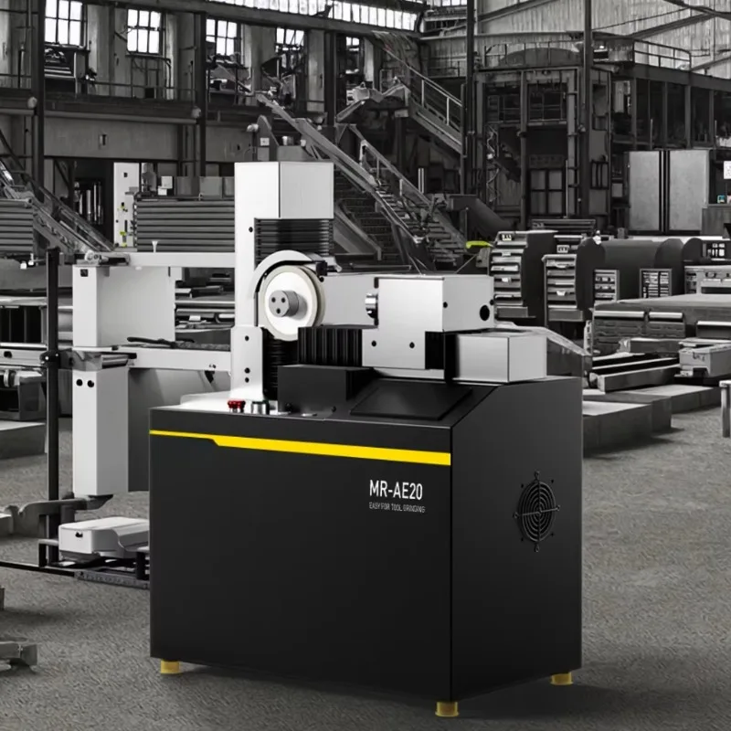 Vollautomatische CNC-Werkzeugschleifmaschine. Hochpräzise Schleifmaschine zum Schleifen von Fräsern