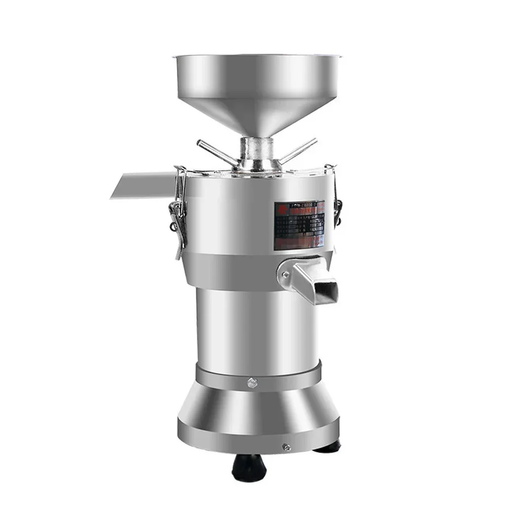 Grinding soybean machine 25kg/h Soy milk maker Electric self-separating stone grinding soya milk making machine 1100W