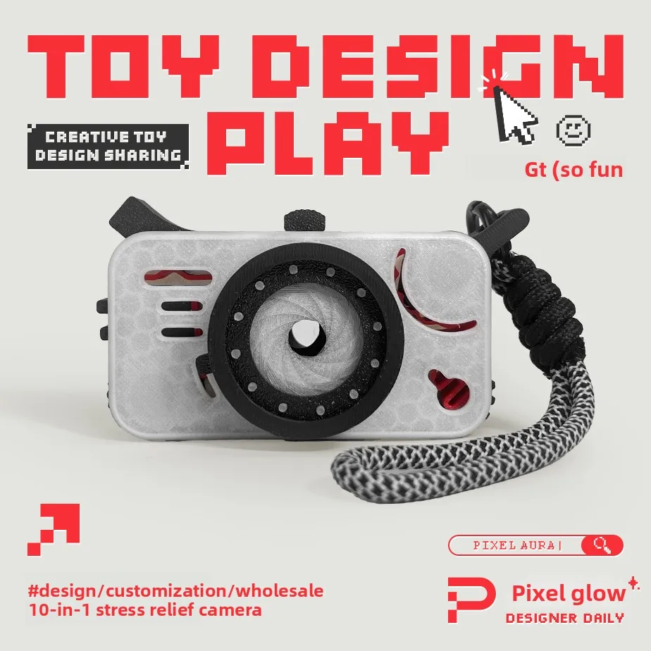 10-in-1-click-decompression-toy-–-push-button-edc-fidget-cube-adhd-sensory-stress-relief-desk-toy-backpack-keychain-pendant