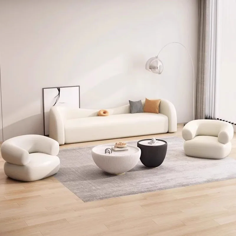 rp-Sectional Pouf Living Room Sofas Minimalist Designer White Living Room Sofas Lazy Human Dog Bed Muebles Postmodern Furniture-