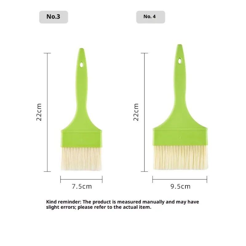 Heat Resistant Pastry Brush Food Grade Silicone Basting Brush Heat Resistant Non-Shedding BBQ Grill Brush for Kitchen Baking 6