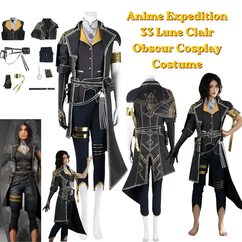 

Anime Roleplay Expedition 33 Lune Clair Obscur Cosplay Costume Halloween party Carnival Dress Up
