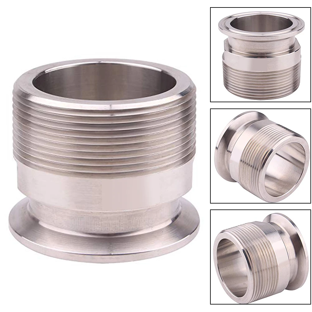 For Water Heater MNPT Fitting Stainless Steel Connector 2 Inch X 2 Accurate Nominal Pipe Sizing Pipe Connector