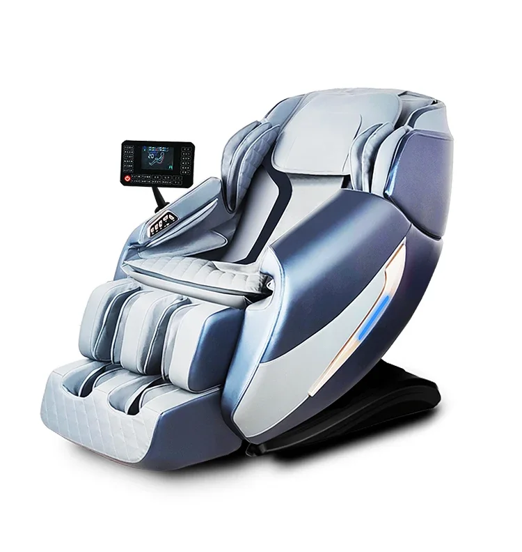 sl track massage chair Modern Shiatsu Leisure Leather Genuine Massage Chair For Body Foot Neck Leg Head 4d 3d Zero Gravity Massa