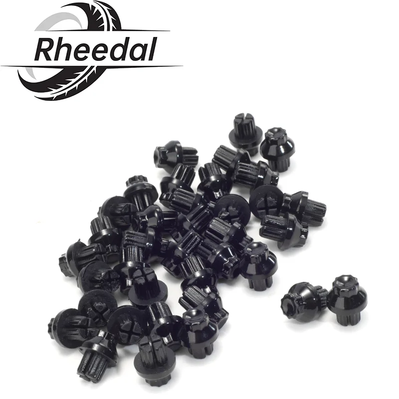 Rheedal 25Pcs 8mm/0.31" Tire Studs Car Styling Tunning for Universal Car Wheel Rims Alloy Car Spare Parts Exterior Accessories