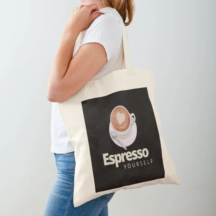 

Espresso Yourself Coffee Tote Bag canvas tote bag large size bags shopper bag women Beach