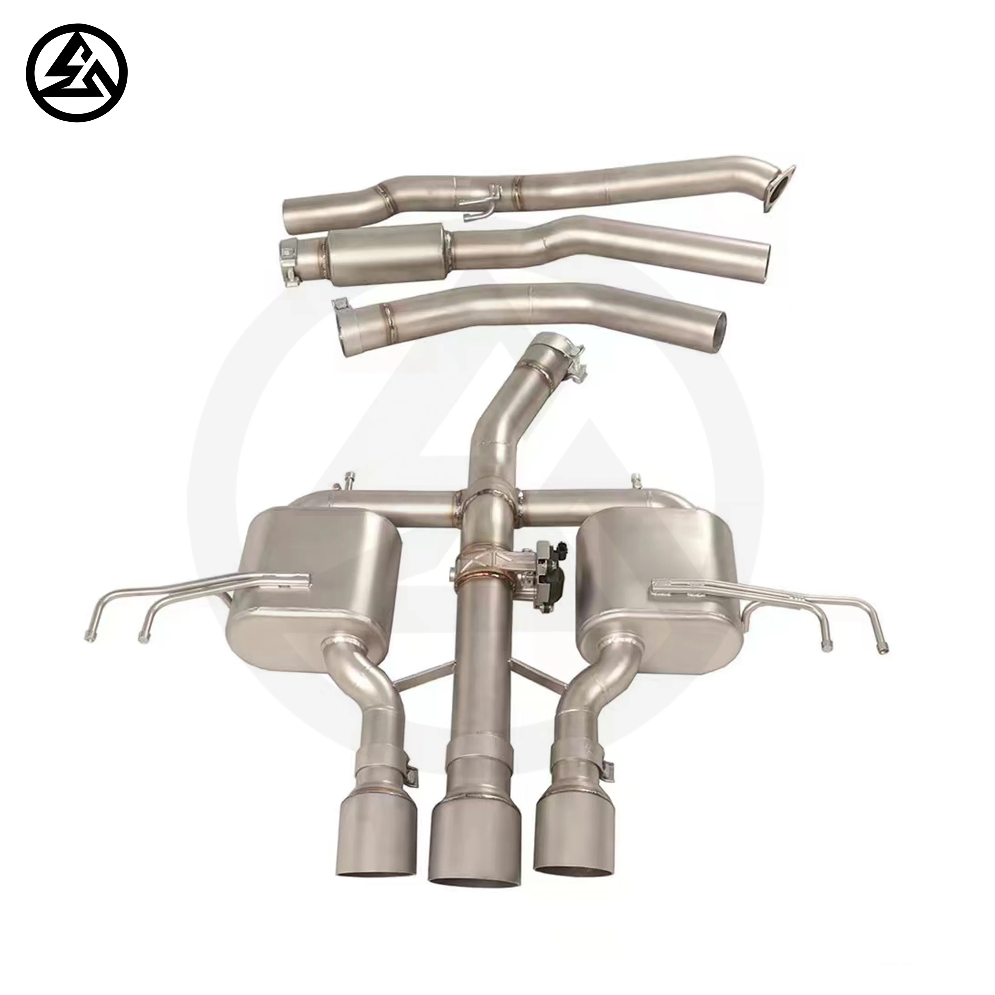 High Quality  Sport Valved Exhaust For Honda Civic Type R FL5 2.0T Performance Axleback Tuning Catback Valvetronic Muffler