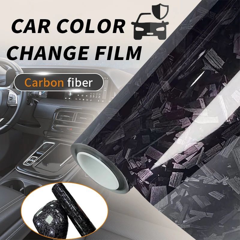 

Car Vinyl Wrap Forged Carbon Wrap Car Film Covering Carbon Fiber Sticker Accessories Adhesive Stickers Wrapping Exterior Decals