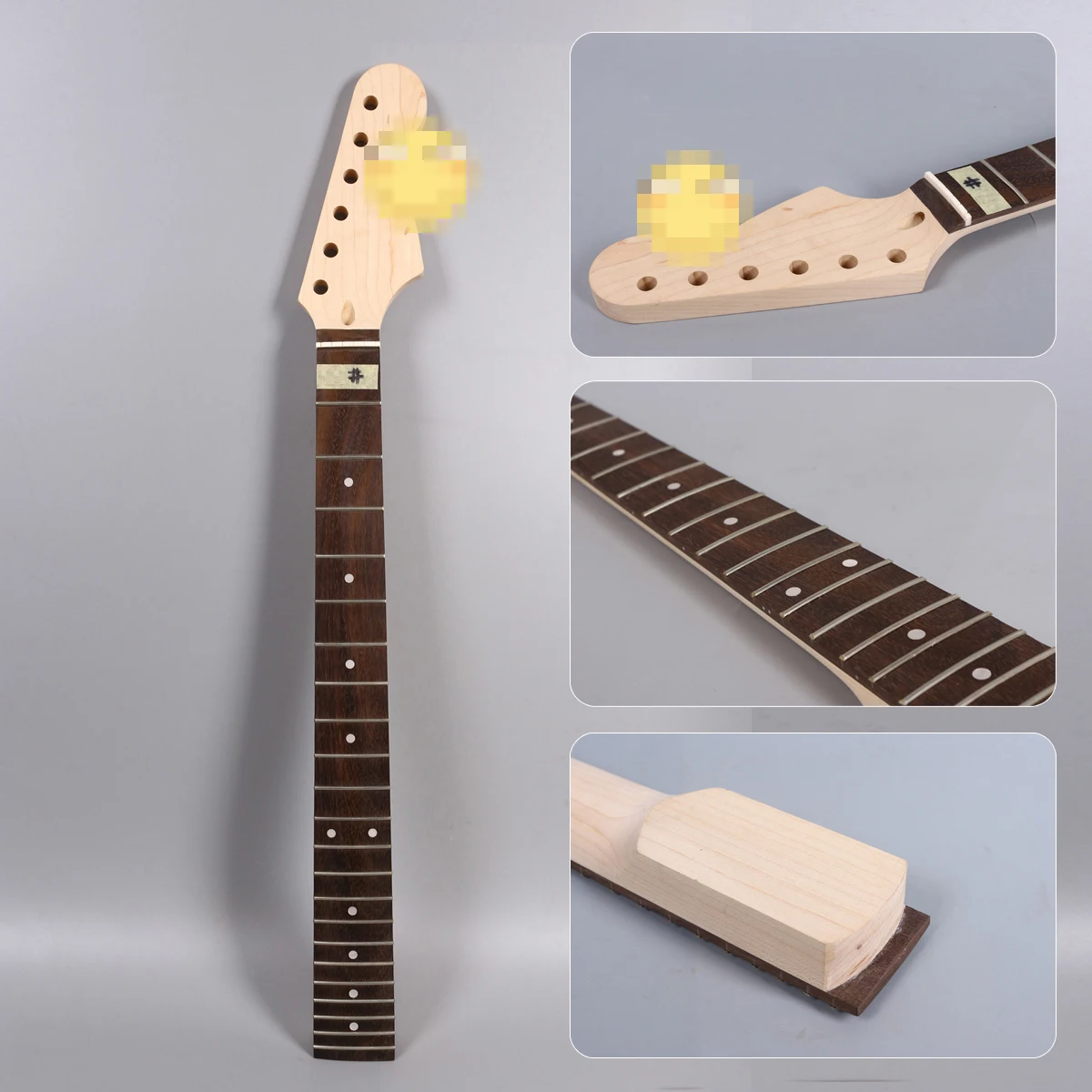 Maple Guitar Neck 22 fret 27 inch ROSEWOOD Fretboard Dot Inlay