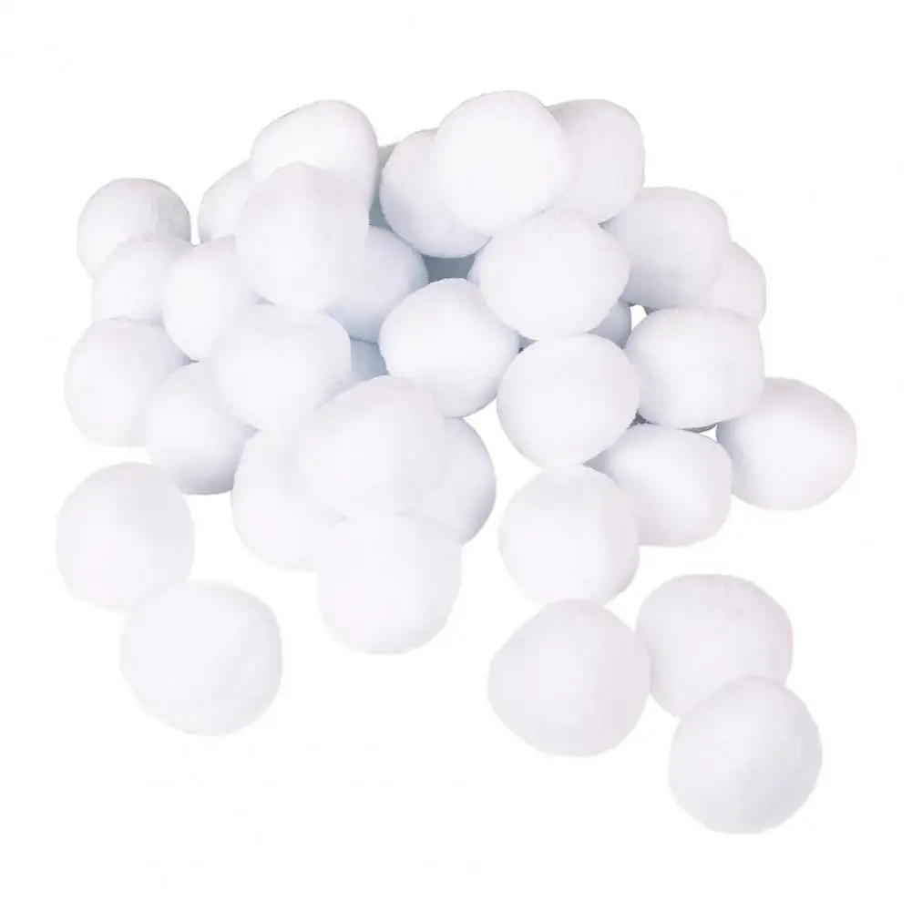 Christmas Craft Supplies Realistic Fake Snowballs Set for Winter Holiday Decoration Indoor Outdoor Home for Kids for Parties