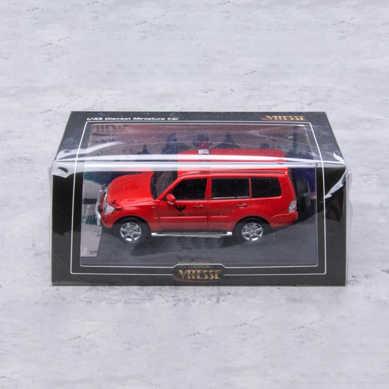 Pajero-Feuerwehrauto-LKW im Maßstab 1:43, Simulationsmodell, Metalldruckguss und Spielzeug für Fans für Erwachsene, Sammlung, Souvenir, Sammlerstück, Geschenk