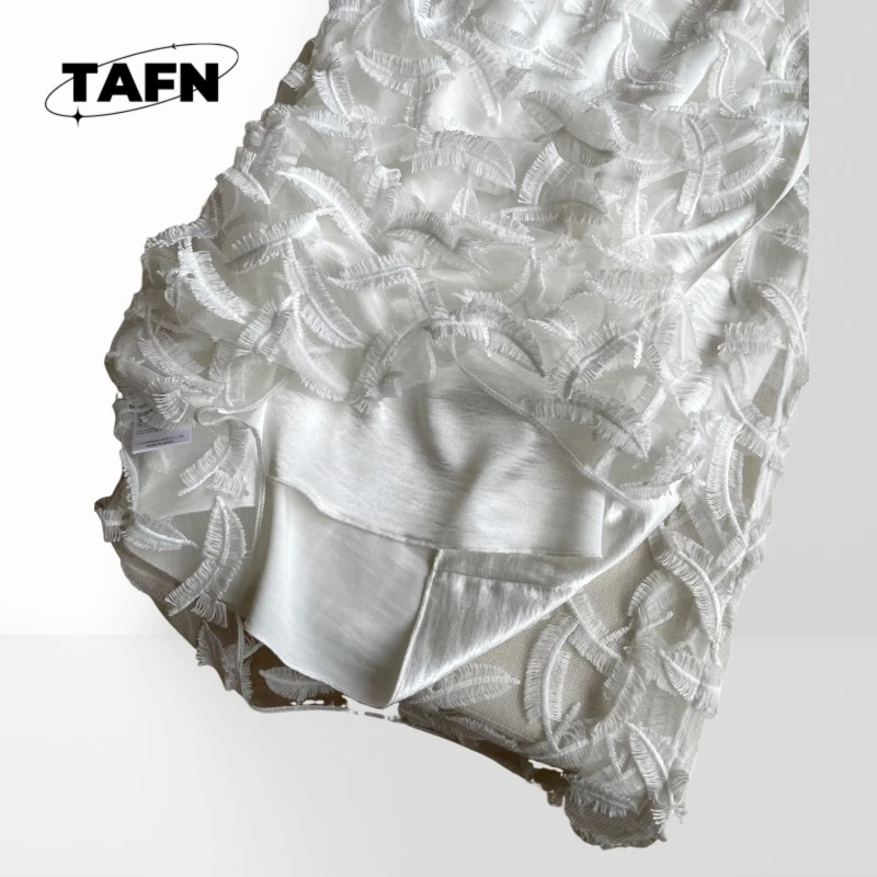 เรียบง่ายและสะดวกสบายอารมณ์ High Street กระโปรงผ้าฝ้ายลําลองแฟชั่นสบายและมีสไตล์สําหรับการสวมใส่ในชีวิตประจําวัน AF2020