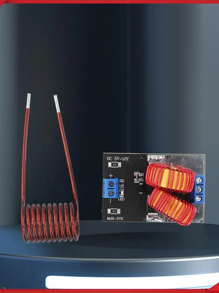 

Мини-плата индукционного нагрева ZVS 5-12 В 120 Вт, нагреватель с обратным ходом, высокочастотный модуль машины для индукционного нагрева с катушкой