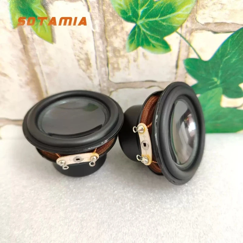 SOTAMIA 2 uds 1,5 pulgadas Mini altavoz 6 Ohm 8W sonido música Audio altavoz reparación reemplazo DIY Bluetooth caja de sonido
