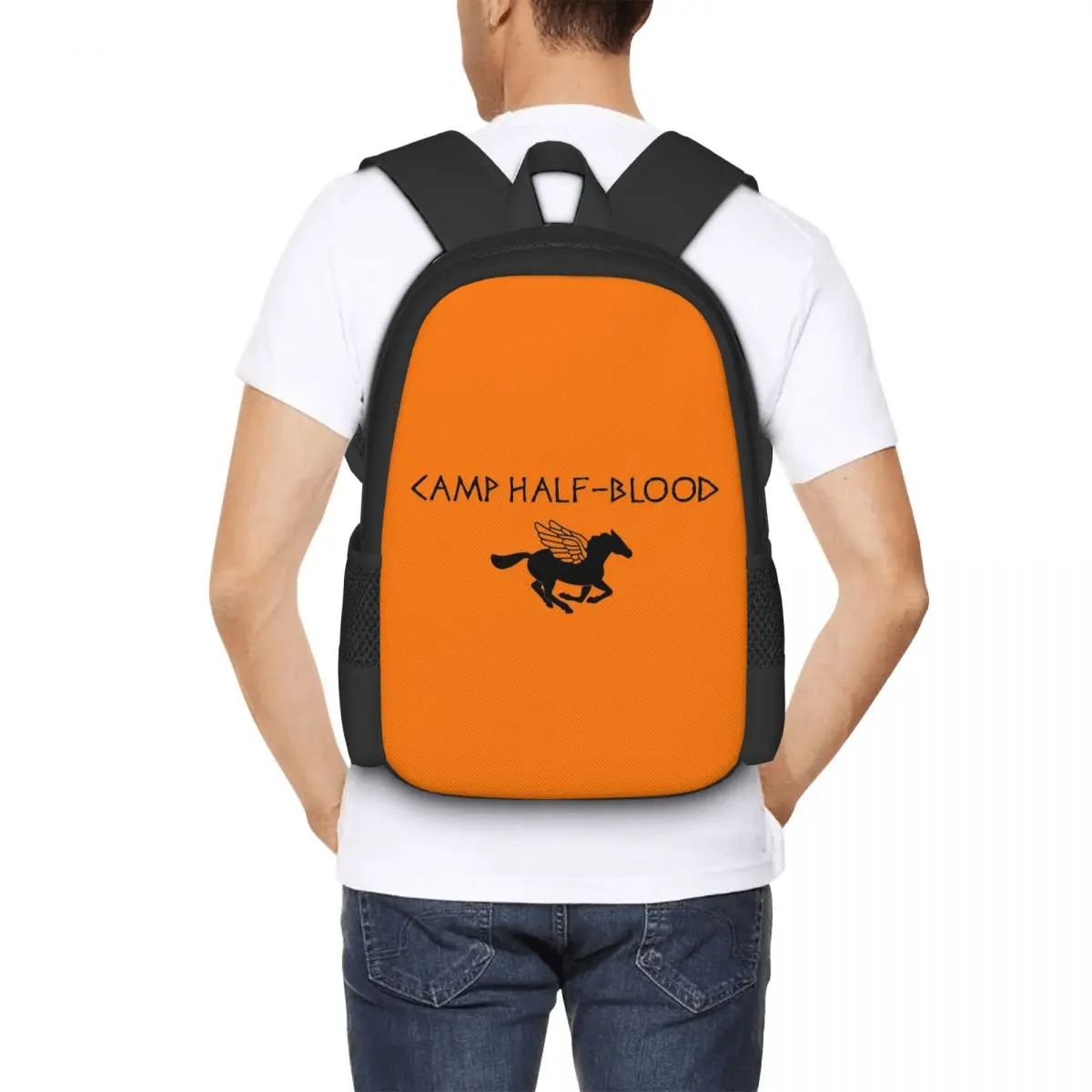 

Camp Half-Blood - Percy Jackson Student Backpack School Bag Hiking Travel Daypack for Men Women Fashion Bookbag Shoulder Bags