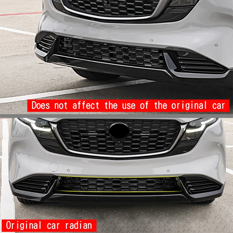 Car lower grille decorative frame ABS material exterior protective parts For Mazda CX-5 III 2026 2027 view 5