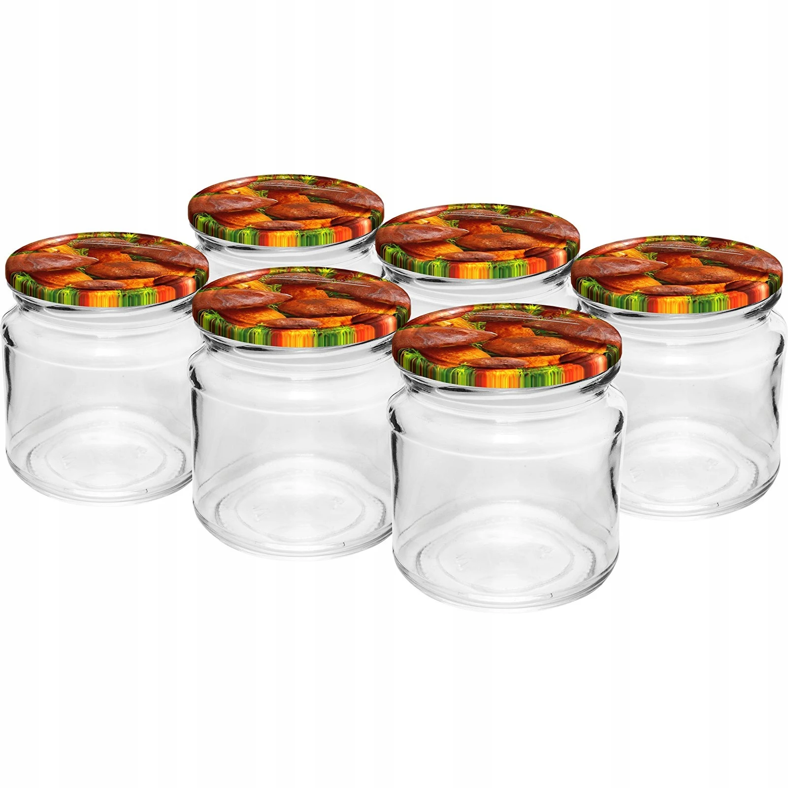 Glazen pot met schroefdop TO fi66 212 ml - 6 stuks