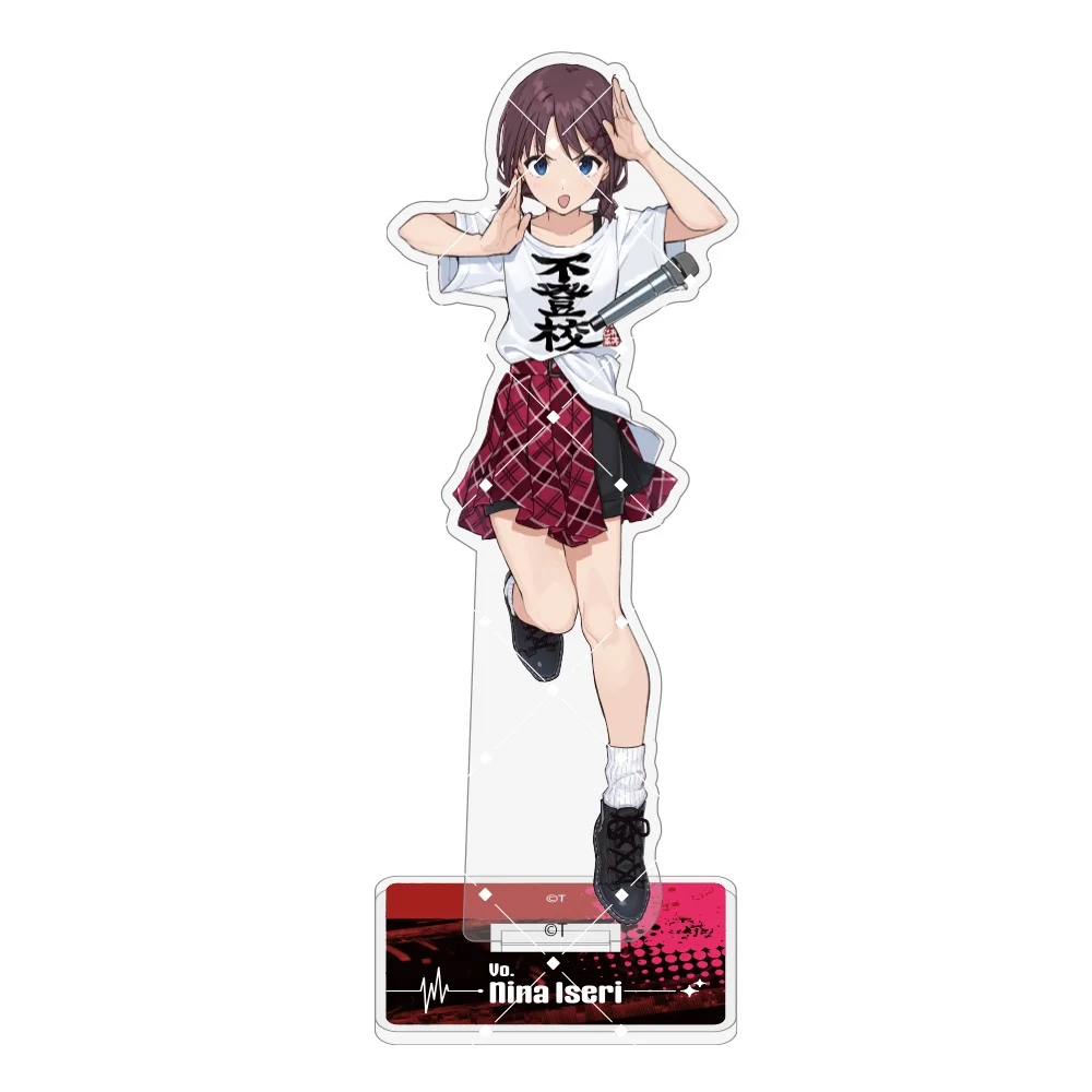 Anime Girls Band Cry 15cm Acrylic Stand Nina Momoka Subaru Tomo Rupa  Figure Decor Desk Display Gift keychain view 6