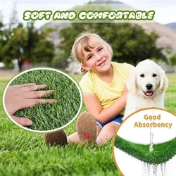 Artificial Grass Dog Pee Pad Pet Lawn Mat Pet Training  Dog GrassEasy To Clean  Lawn Mat with Drainage Holes Pet Indoor Outdoor