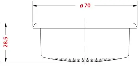 IMS/E61/gaggia/Rancilio-ความแม่นยำ keranjang saringan 18-22G-B702TCh28.5E