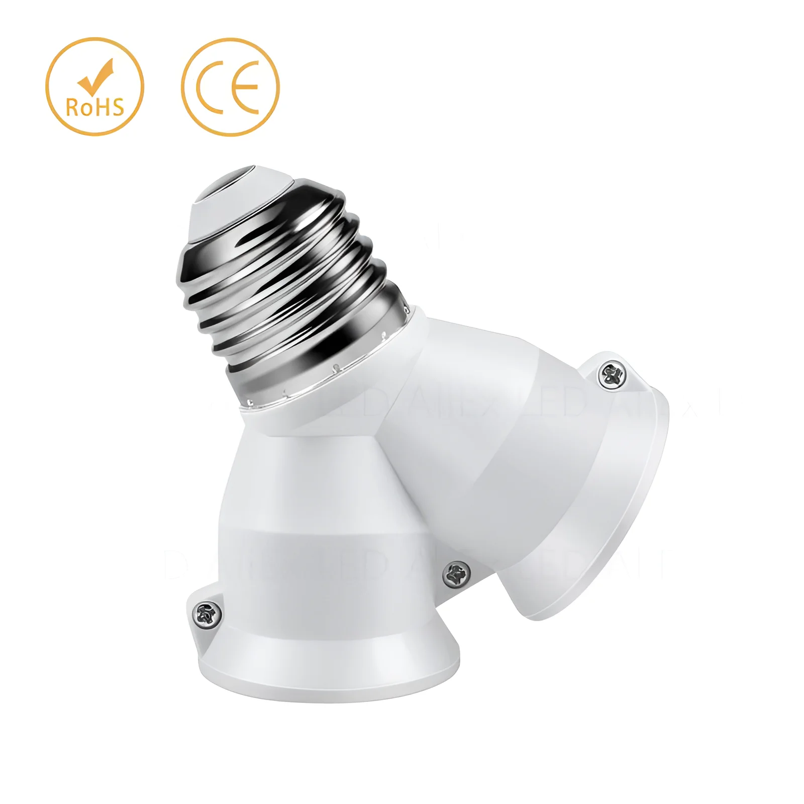 1 Stück 2 Stück 2 in1 e27 Sockel Sockel 220V Extender Splitter Konverter Stecker Halogen Lampe Lampen fassung Kupfer Kontakt Adapter Werkzeug