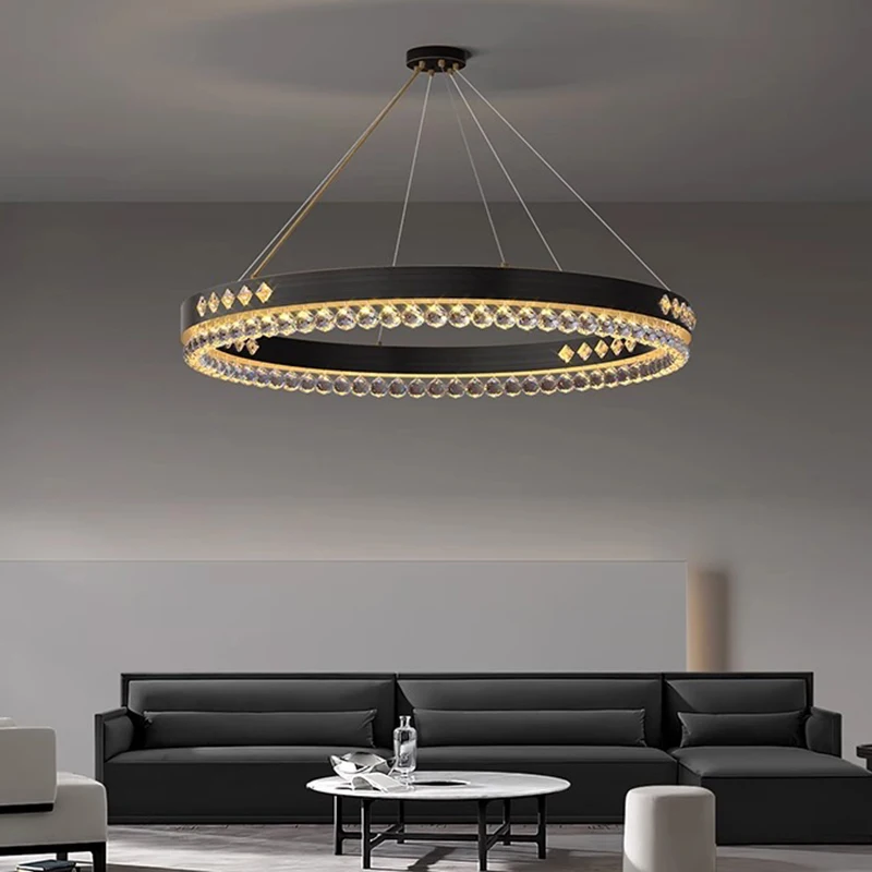 

Home Decorationpendant Lights, Luxury Crystal Living Room Chandelier, Bedroom Pendant Lamp, Ceiling Light, Indoor Lighting