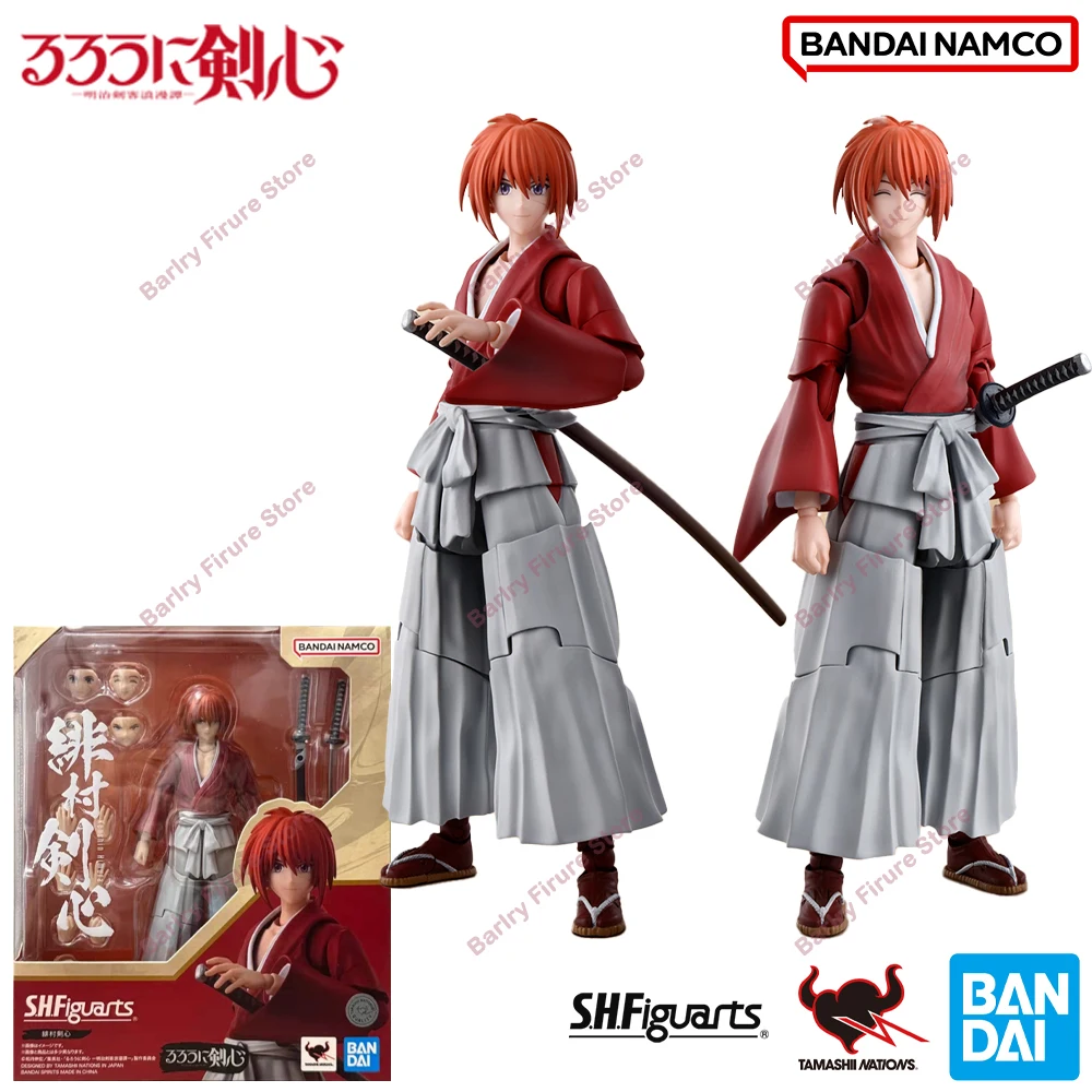 

Original Genuine Boxed Figure BANDAI S.H.Figuarts Rurouni Kenshin Himura Kenshin Anime Figure Action Figures Model Doll Toy Gift