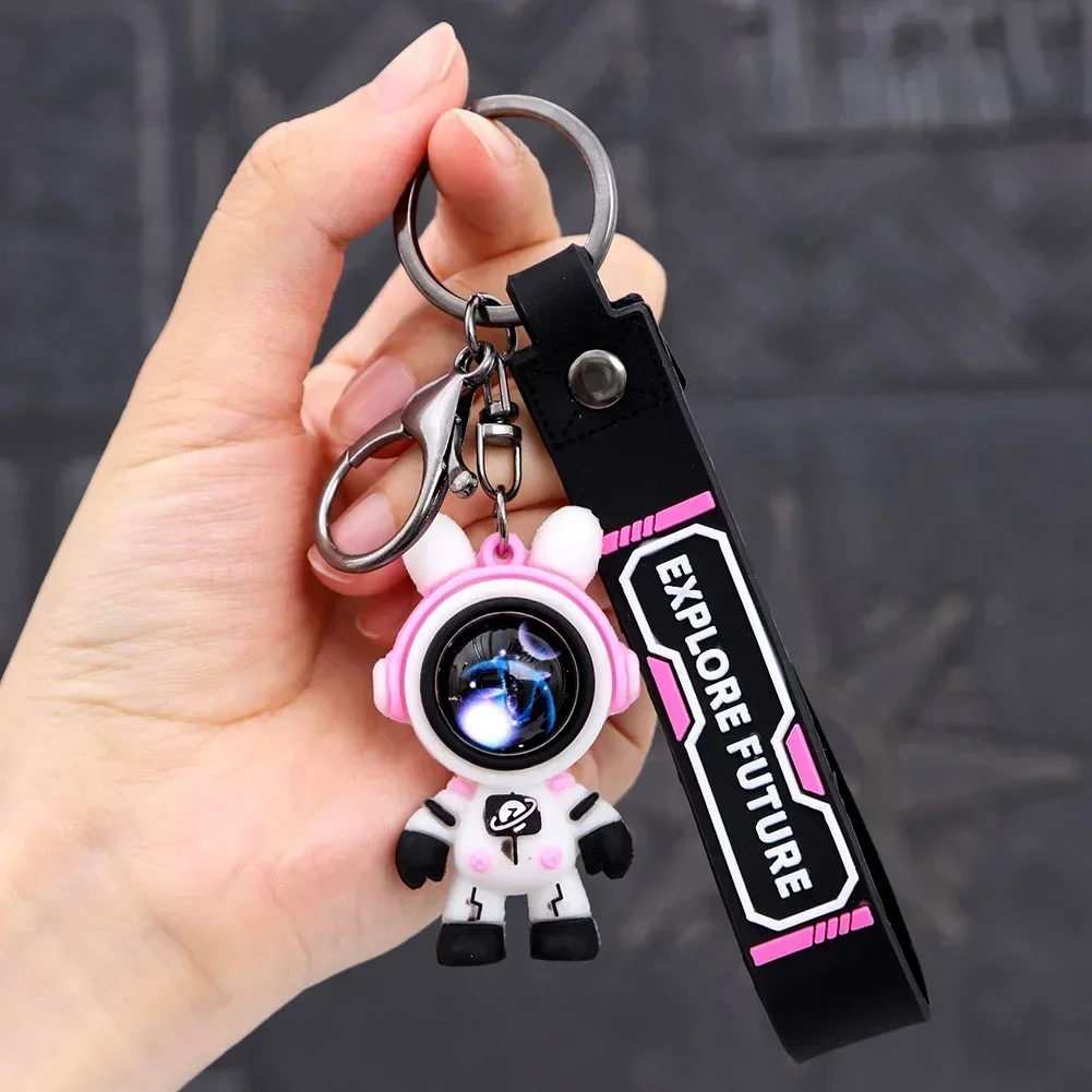 Cute Astronaut Bear Doll Keyring