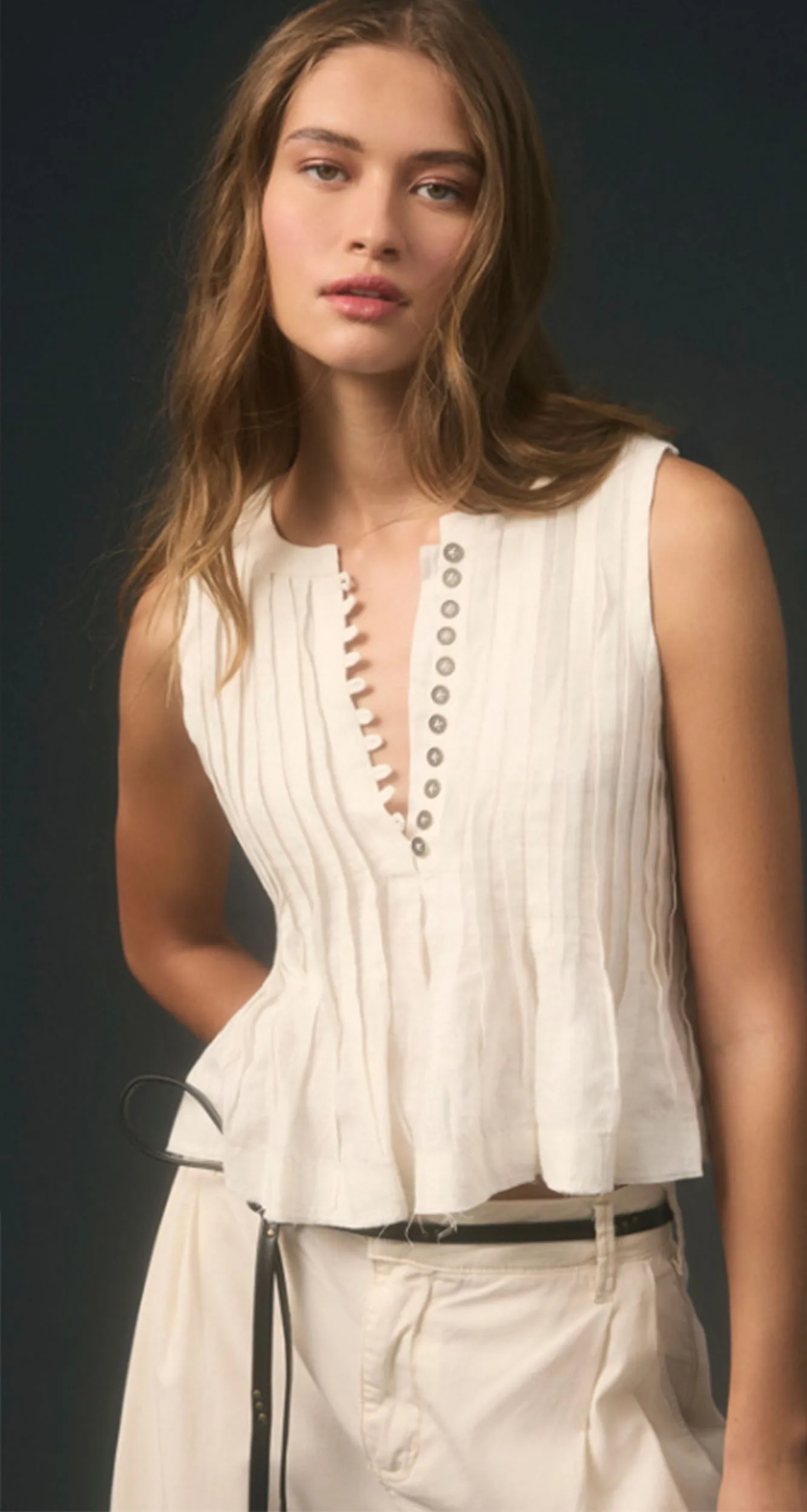 

Elevate Your Style with Our Chic Tank Tops and Camisoles in White, Blue, and Yellow - Available in S, M, L!