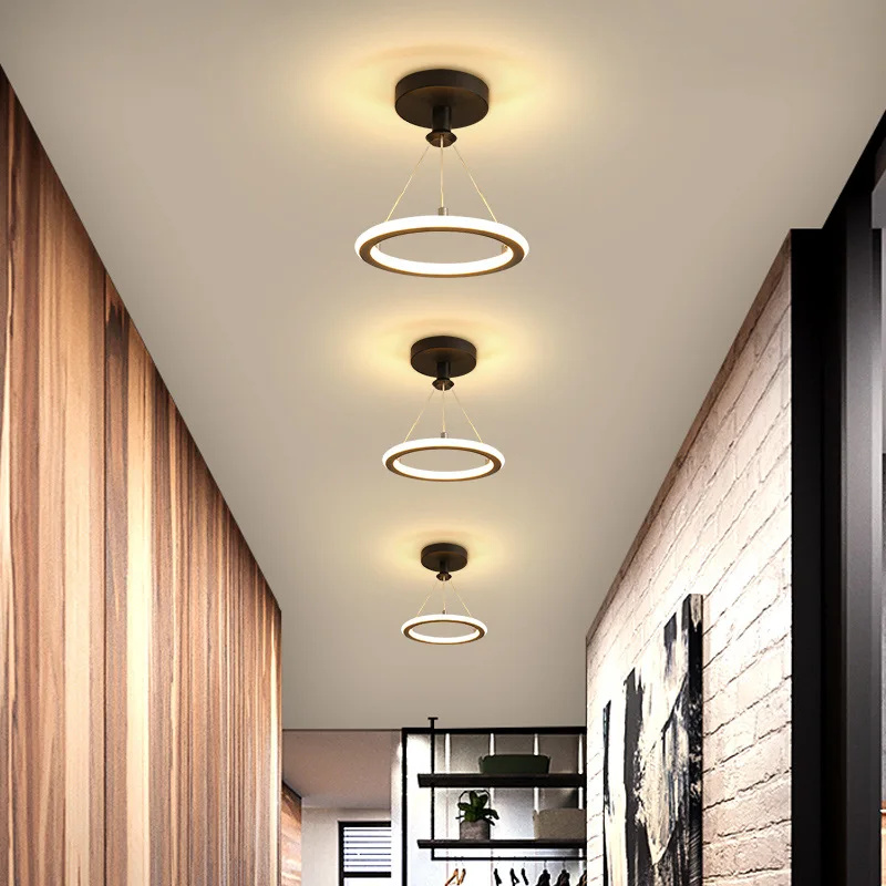 Aisle Entrance Way Corridor Led Ceiling Light Modern Nordic Round Bistro Ceiling Lamps Indoor Home Decorate lampara de techo