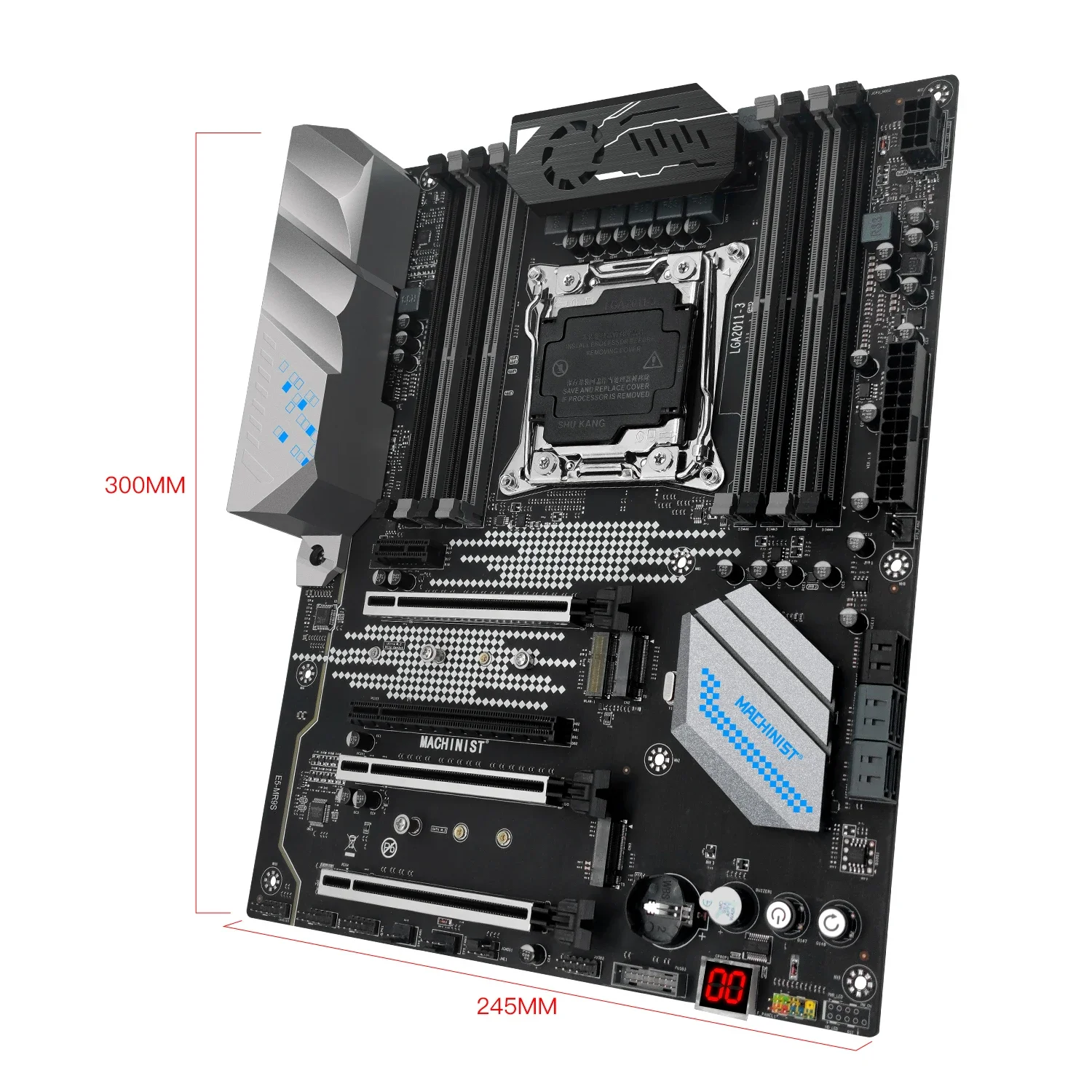 Imagem -05 - Placa-mãe Combo Lga 20113 Xeon e5 2667 v4 Kit Processador Ddr4 32gb 2666mhz Ram Nvme M.2 Usb 3.0 Quatro Canais Machinist-x99 Mr9s