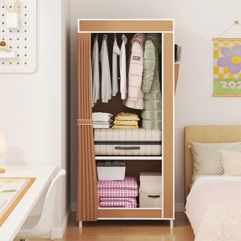 DIY Non-woven Folding Portable Storage Furniture Wardrobe Cupboard Simple and Modern Storage Cabinet Bedroom Furniture Wardrobe