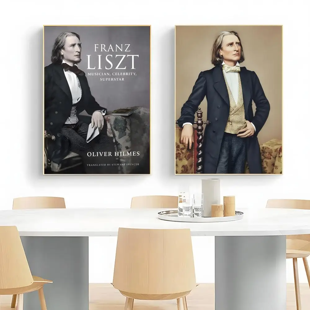 virtuoso composer F-Franz Liszt Poster Wall Art Print Decorative Mural Home Decor Gift Unframed