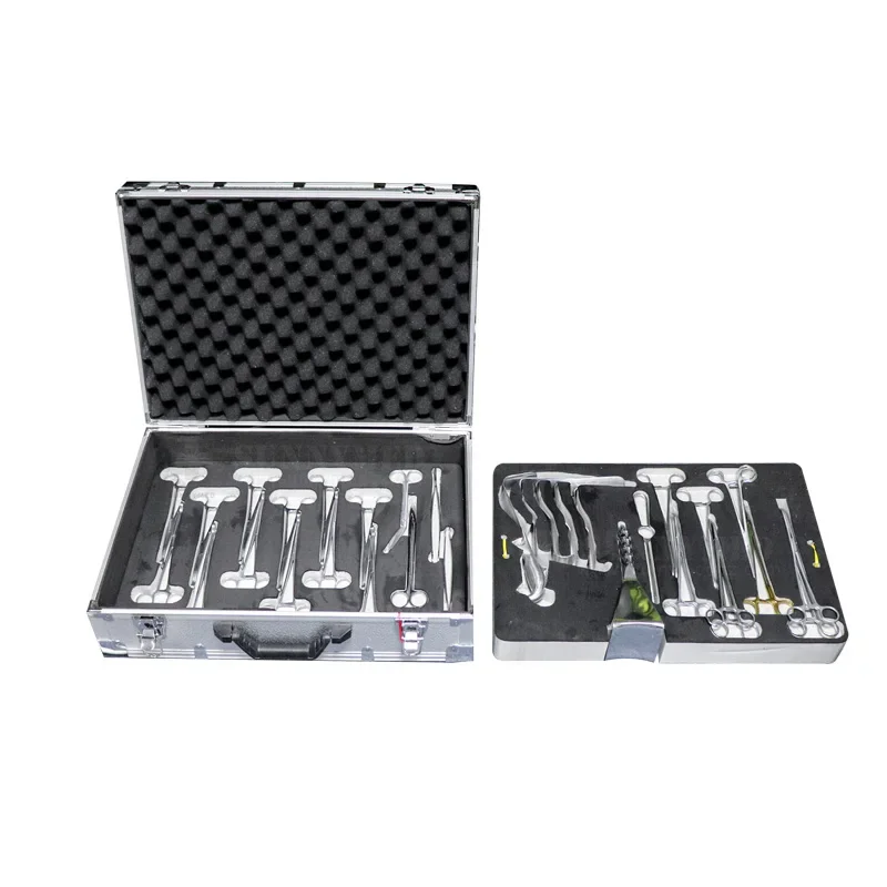 

SYB-9F-II medical hospital clinic surgical equipment cesarean section instrument kit