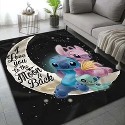 Disney Pattern tappeto Stitch stampa 3D tappeto per grandi aree tappeto per soggiorno camera da letto per bambini divano zerbino tappetino regalo