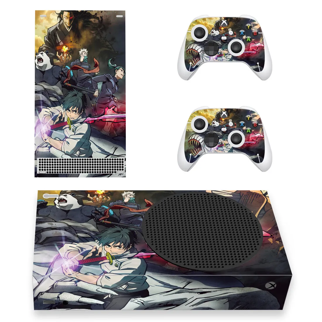 

Jujutsu Kaisen Skin Sticker Decal Cover for Xbox Series S Console and 2 Controllers XSS Skins Vinyl