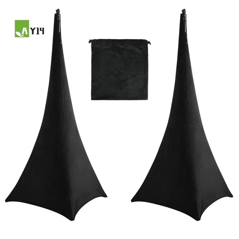 

AY14 -Speaker Stand Cover Universal DJ Light Speaker Stand Tripod Scrim Skirt Scalable With Storage Bag For Stage Performance