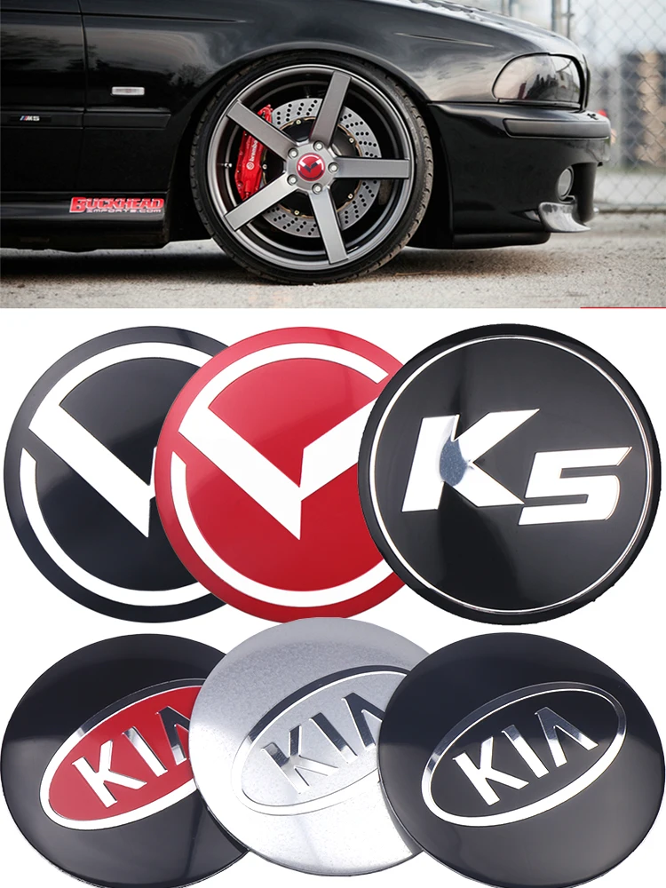 4Pcs Car Badge Hub …
